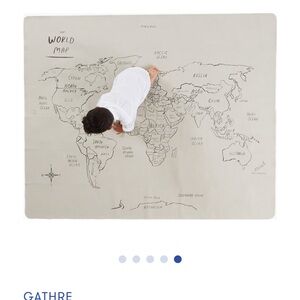 GATHRE World Map Play Mat/ wall hanging